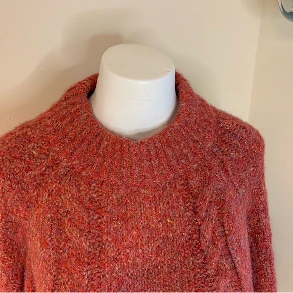 Universal Thread Reddish Orange Chunky Cable Knot Sweater- XL - Picture 2 of 13